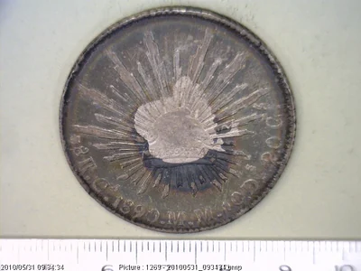 8 Reales Resplandor Chihuahua 1890