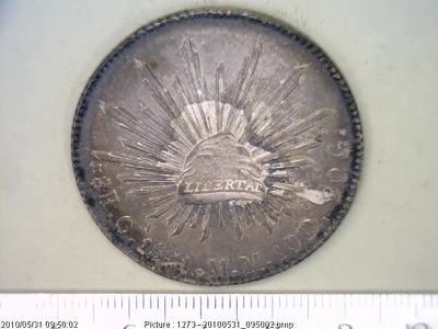 8 Reales Resplandor Chihuahua 1891