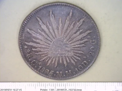 8 Reales Resplandor Chihuahua 1895