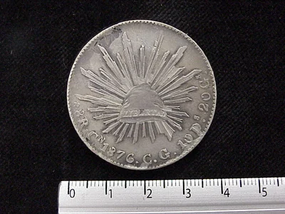 8 Reales Resplandor Culiacán 1876