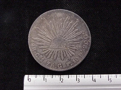 8 Reales Resplandor Culiacán 1876