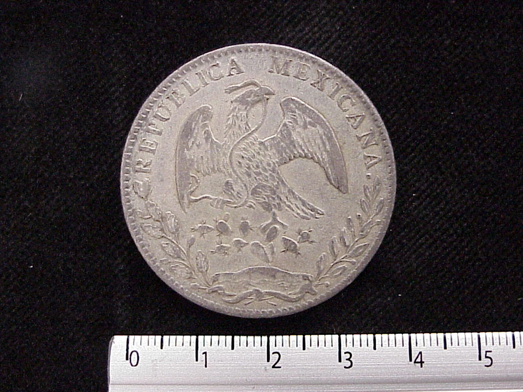 8 Plata 1880 . Inventario Banxico 6021 (anverso)