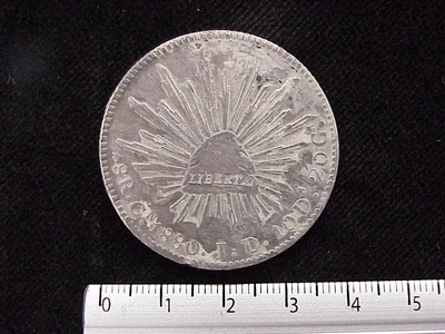 8 Reales Resplandor Culiacán 1880