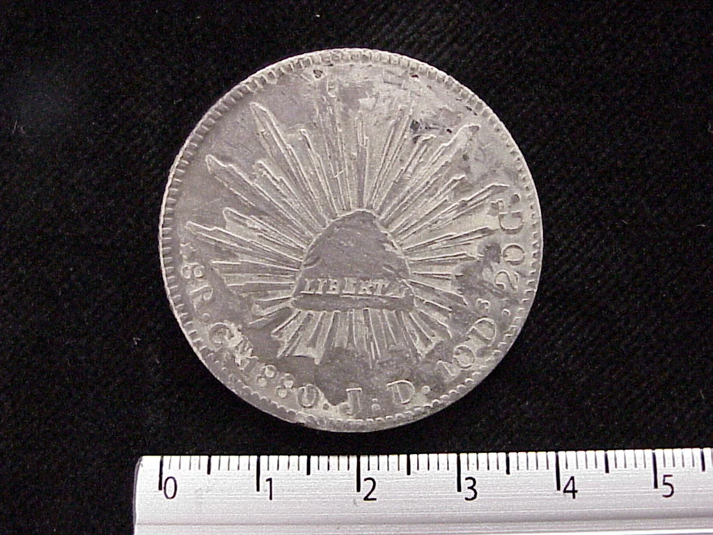 8 Plata 1880 . Inventario Banxico 6022 (reverso)