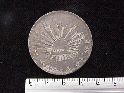 8 Reales Resplandor Culiacán 1882