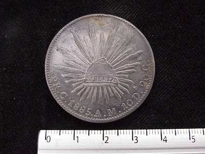 8 Reales Resplandor Culiacán 1885