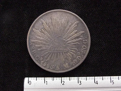 8 Reales Resplandor Culiacán 1886