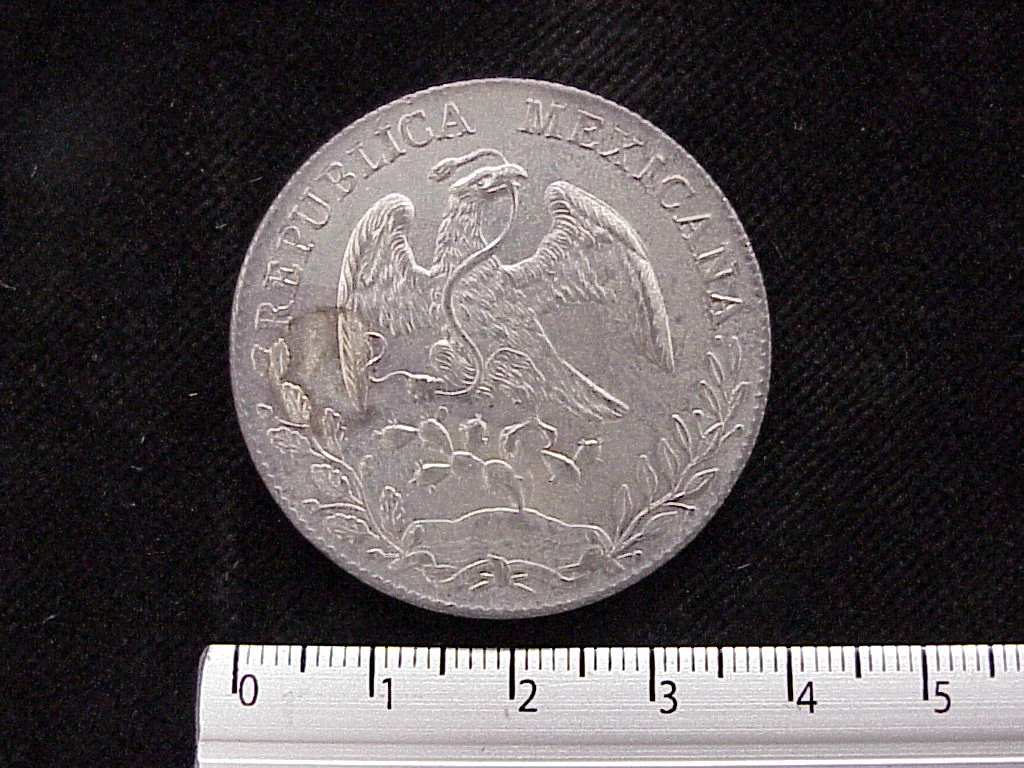 8 Plata 1888 . Inventario Banxico 6053 (anverso)