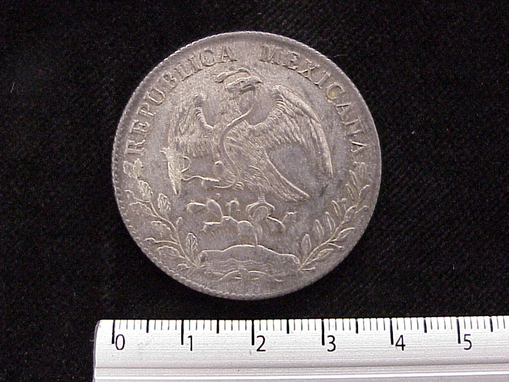 8 Plata 1889 . Inventario Banxico 6057 (anverso)