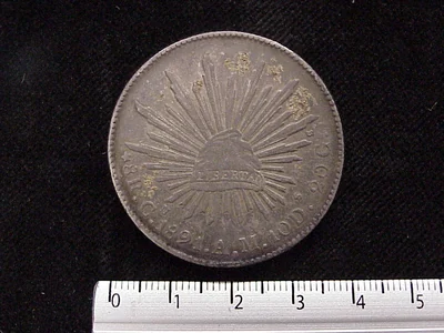 8 Reales Resplandor Culiacán 1891