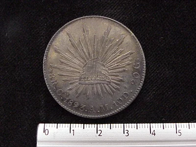 8 Reales Resplandor Culiacán 1893