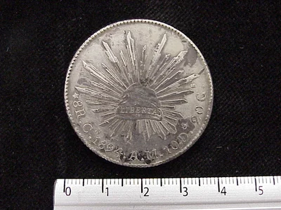 8 Reales Resplandor Culiacán 1894