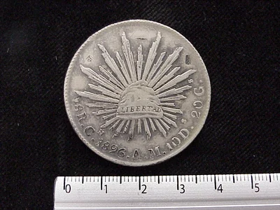 8 Reales Resplandor Culiacán 1896