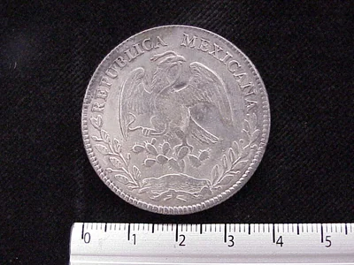 8 Reales Resplandor Durango 1880