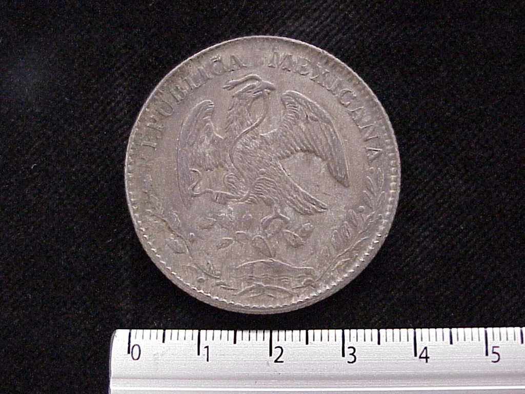 8 Plata 1881 . Inventario Banxico 6992 (reverso)