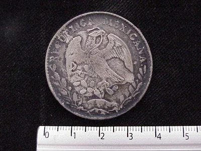 8 Reales Resplandor Durango 1883