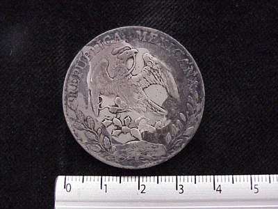 8 Reales Resplandor Durango 1887