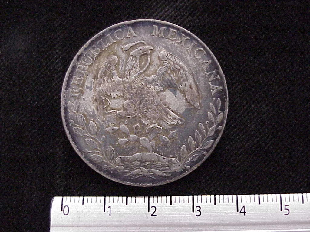8 Plata 1888 . Inventario Banxico 7023 (reverso)