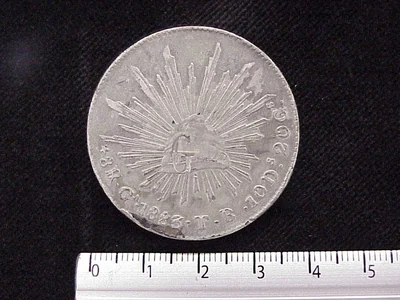 8 Reales Resplandor Guadalajara 1883