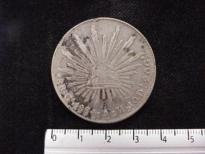 8 Reales Resplandor Guadalajara 1884