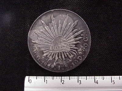 8 Reales Resplandor Guadalajara 1889