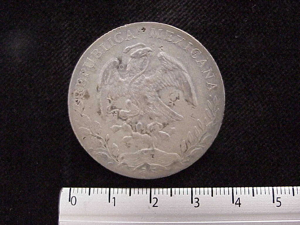 8 Plata 1891 . Inventario Banxico 7515 (anverso)