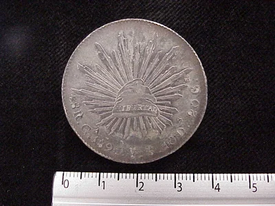 8 Reales Resplandor Guadalajara 1891