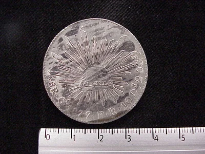 8 Reales Resplandor Guanajuato 1877