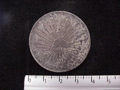 8 Reales Resplandor Guanajuato 1878