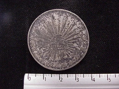8 Reales Resplandor Guanajuato 1884