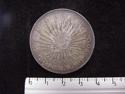 8 Reales Resplandor Guanajuato 1890