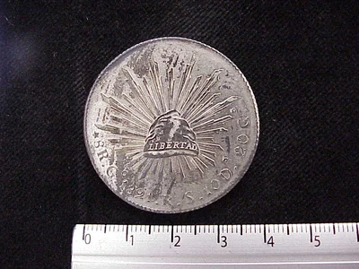 8 Reales Resplandor Guanajuato 1891