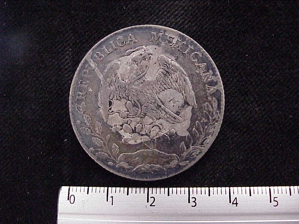 8 Plata 1896 . Inventario Banxico 8288 (anverso)
