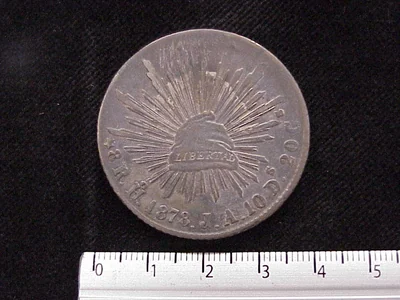 8 Reales Resplandor Hermosillo 1878