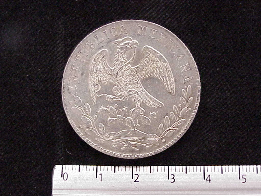 8 Plata 1880 . Inventario Banxico 9194 (anverso)