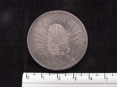 8 Reales Resplandor Hermosillo 1880