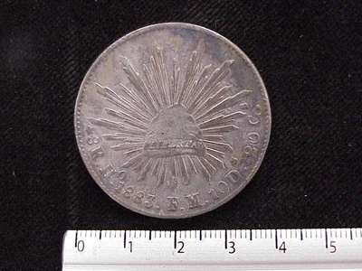 8 Reales Resplandor Hermosillo 1884