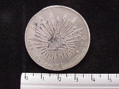 8 Reales Resplandor Hermosillo 1885