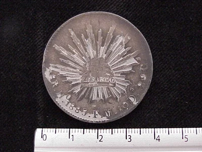 8 Reales Resplandor Hermosillo 1886