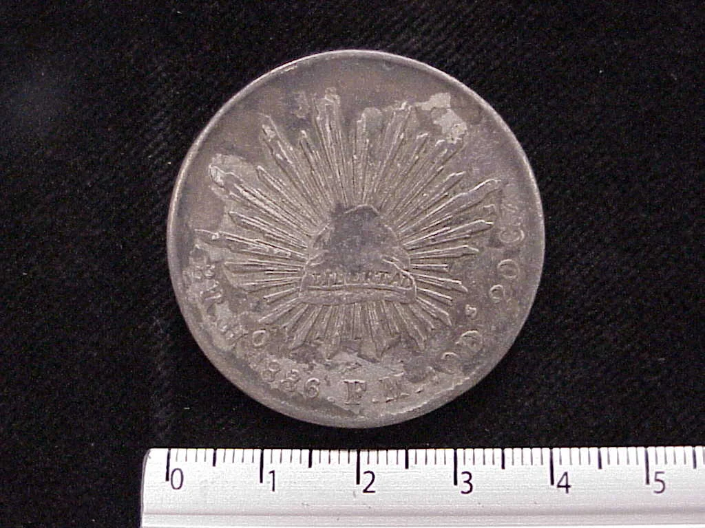8 Plata 1887 . Inventario Banxico 9219 (reverso)
