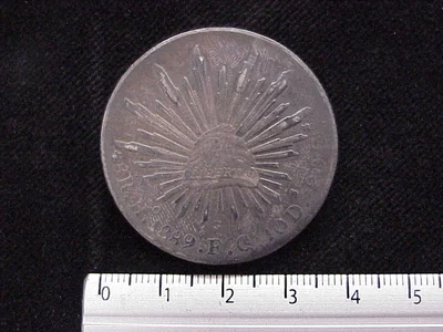 8 Reales Resplandor Hermosillo 1889