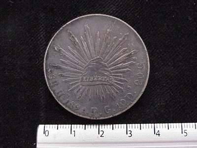 8 Reales Resplandor Hermosillo 1891