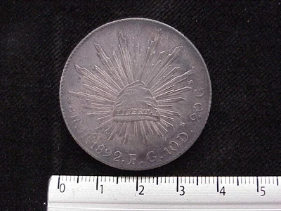 8 Reales Resplandor Hermosillo 1892