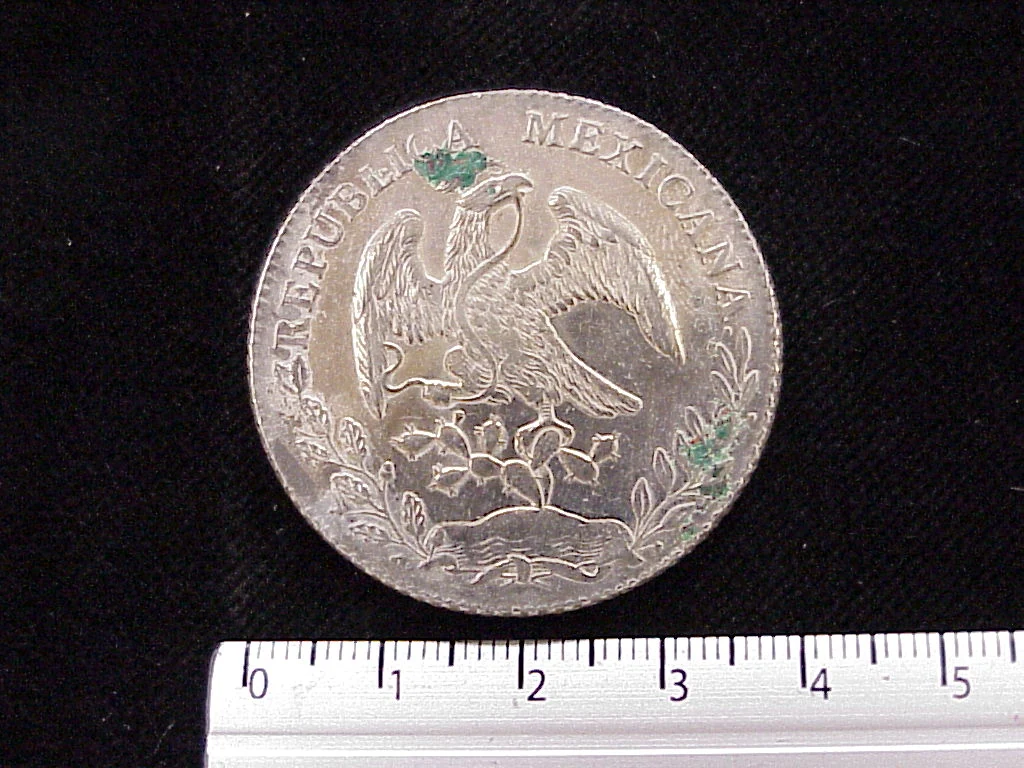 8 Plata 1881 . Inventario Banxico 4416 (anverso)
