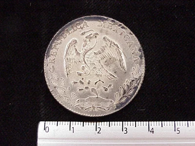 8 Reales Resplandor México 1886