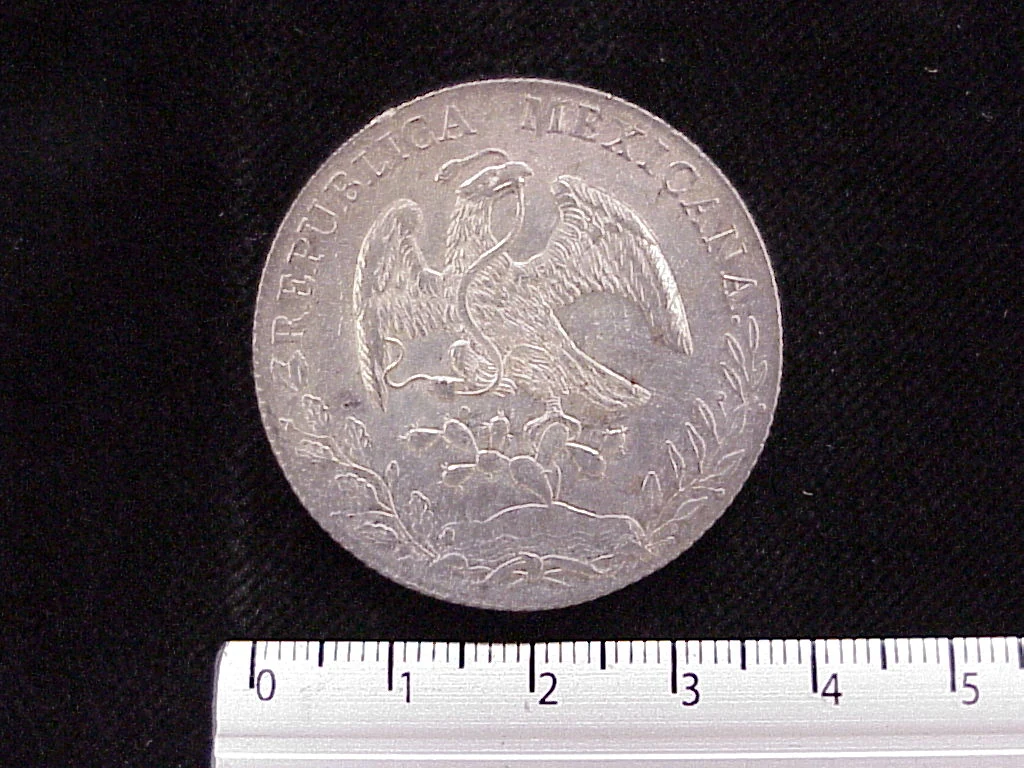 8 Plata 1888 . Inventario Banxico 4440 (anverso)