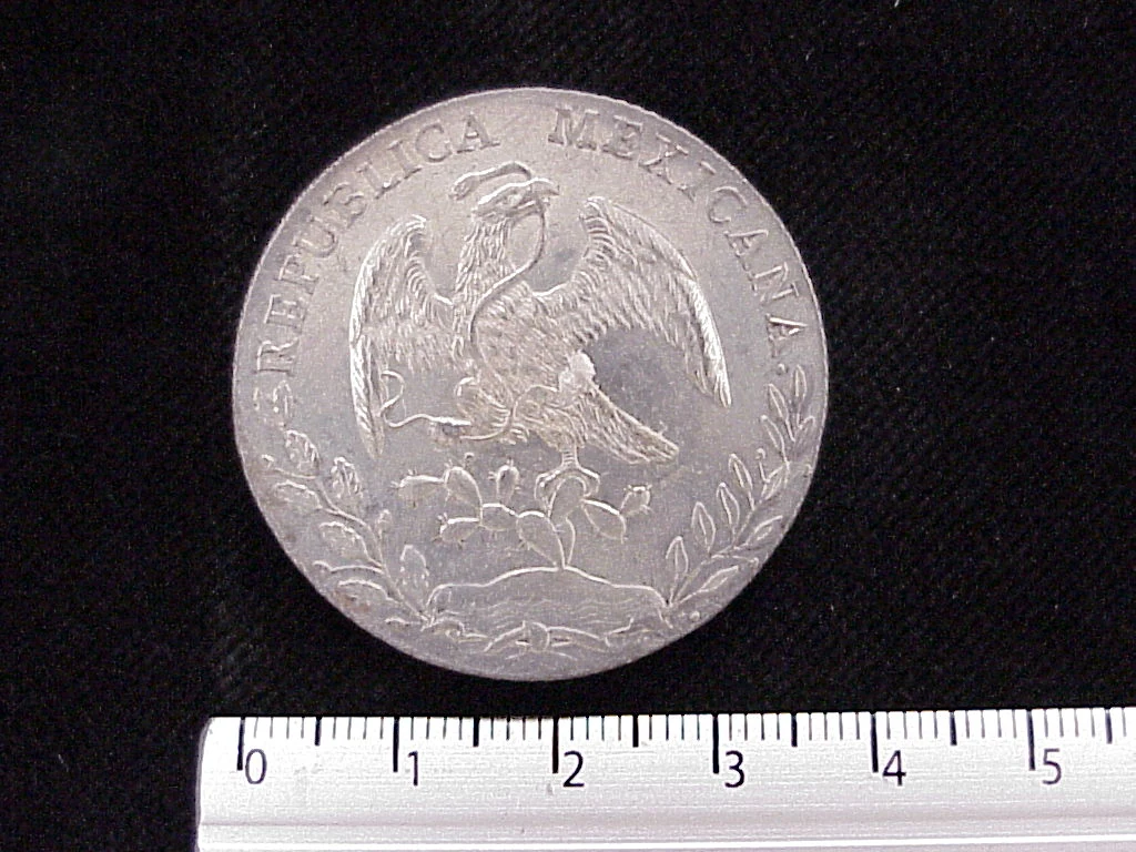 8 Plata 1889 . Inventario Banxico 4443 (anverso)