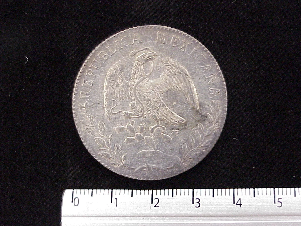 8 Plata 1891 . Inventario Banxico 4454 (anverso)