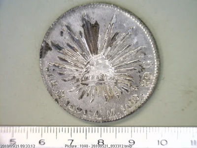 8 Reales Resplandor México 1891