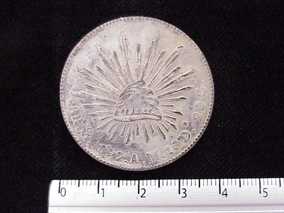 8 Reales Resplandor México 1892